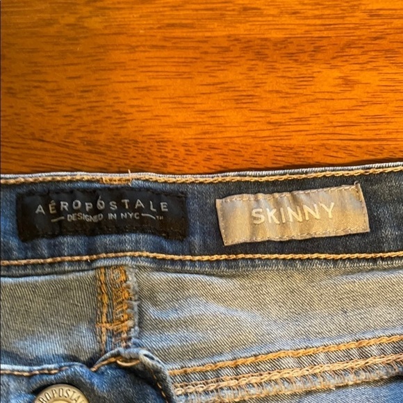 Aeropostale skinny jeans light denim size 8 - Picture 5 of 6